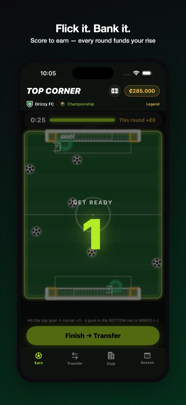 Earn coins