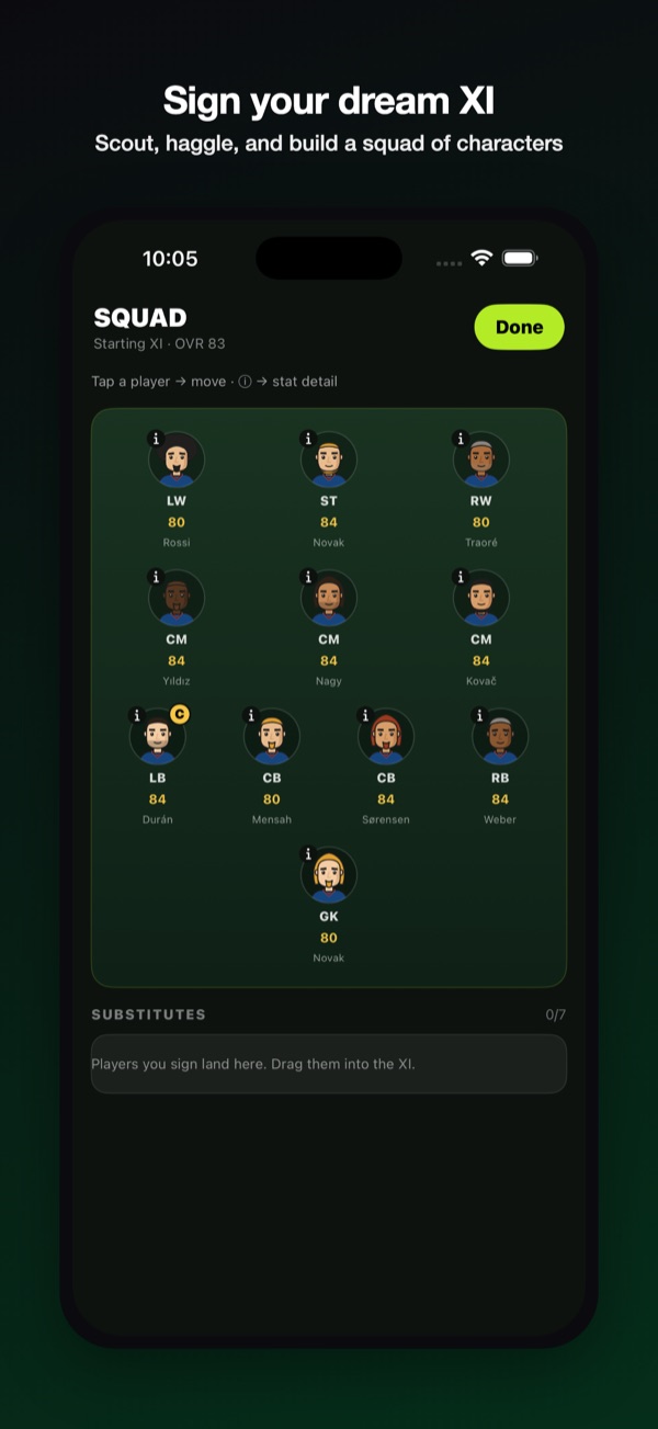 Your squad